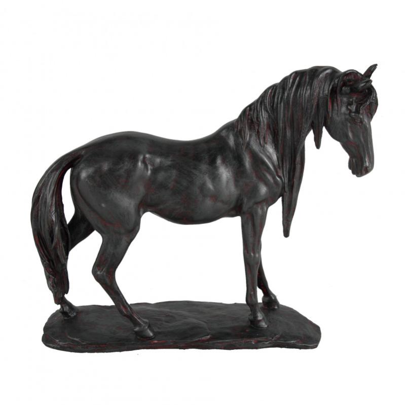 Statue cheval résine 38x8x35cm Leroy Merlin