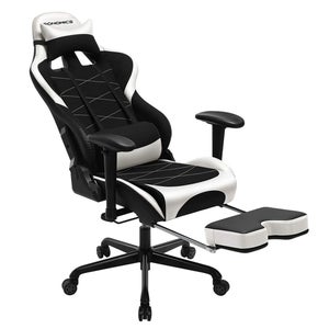 Misano Chaise de jeu ergonomique de bureau avec coussin cervical et lombaire