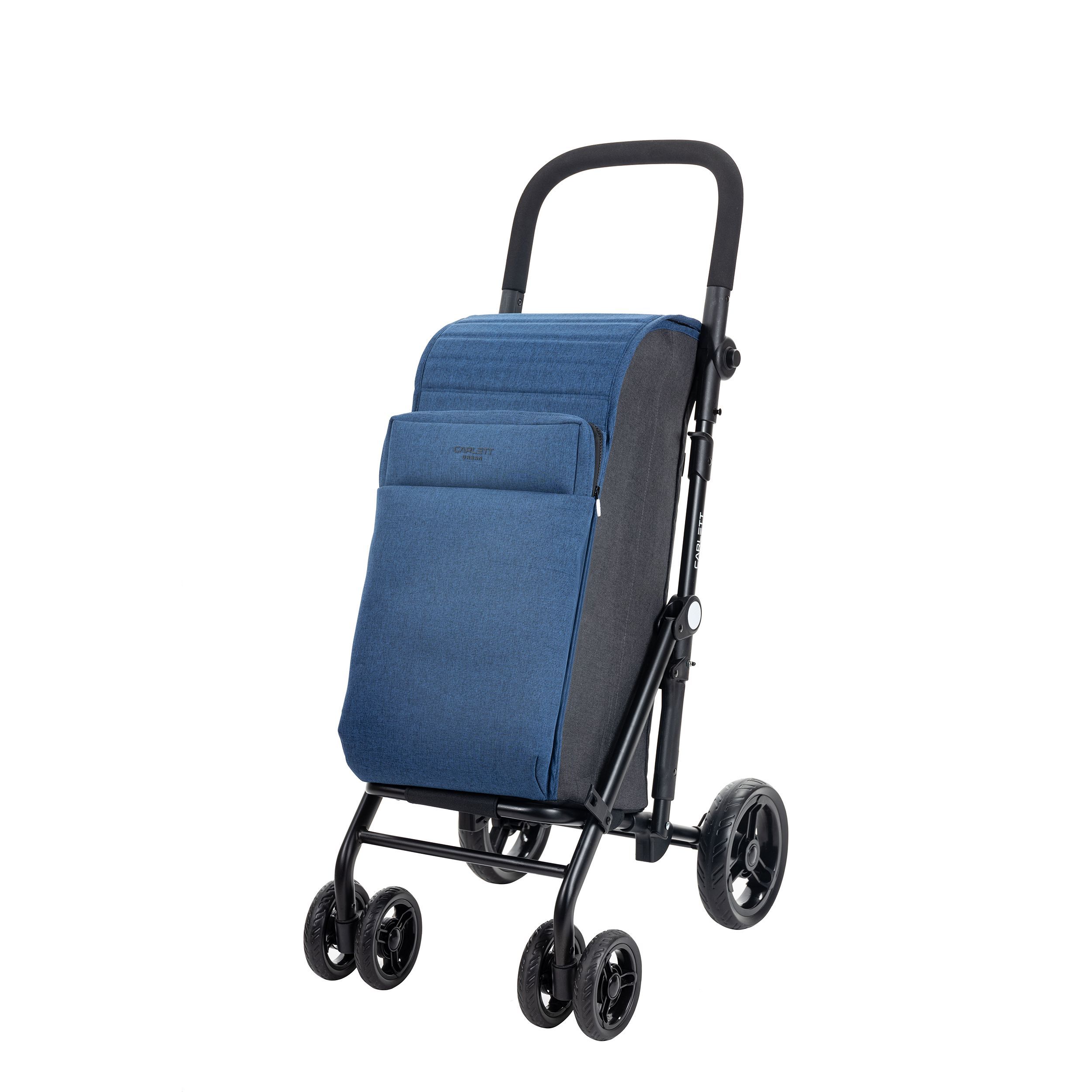 Carlett chariot de courses Urban Duo 4 roues pliable avec