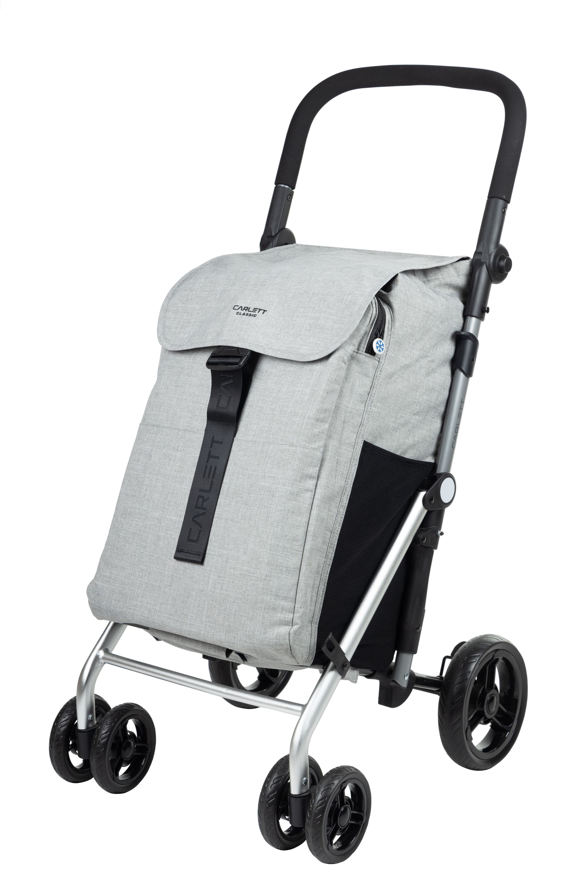 Carlett chariot de courses grande capacit sac shopping de 64L