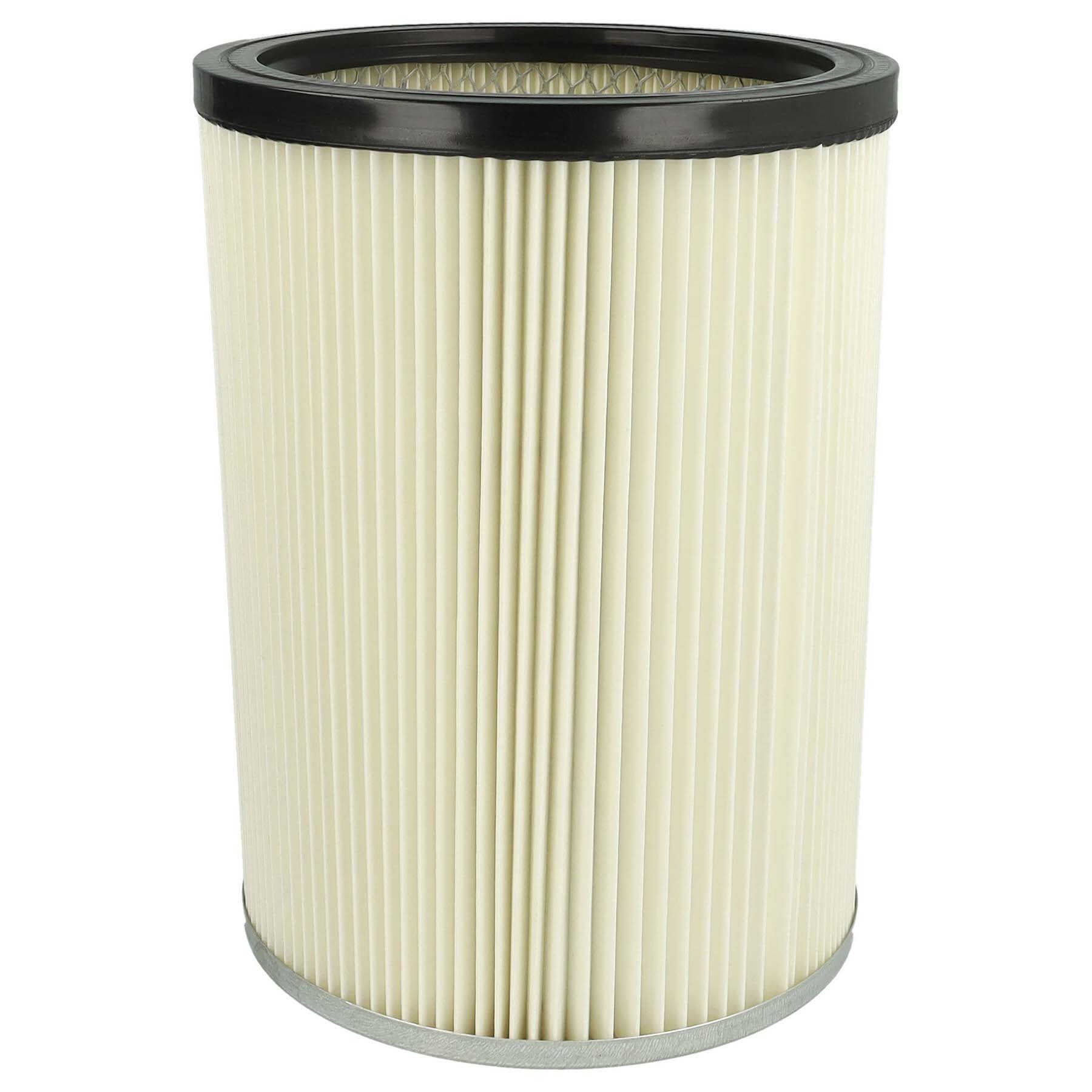 Vhbw Filtre à cartouche remplacement pour Kärcher 6.904-325.0 pour  aspirateur à sec ou humide - Filtre plissé, papier / plastique, blanc