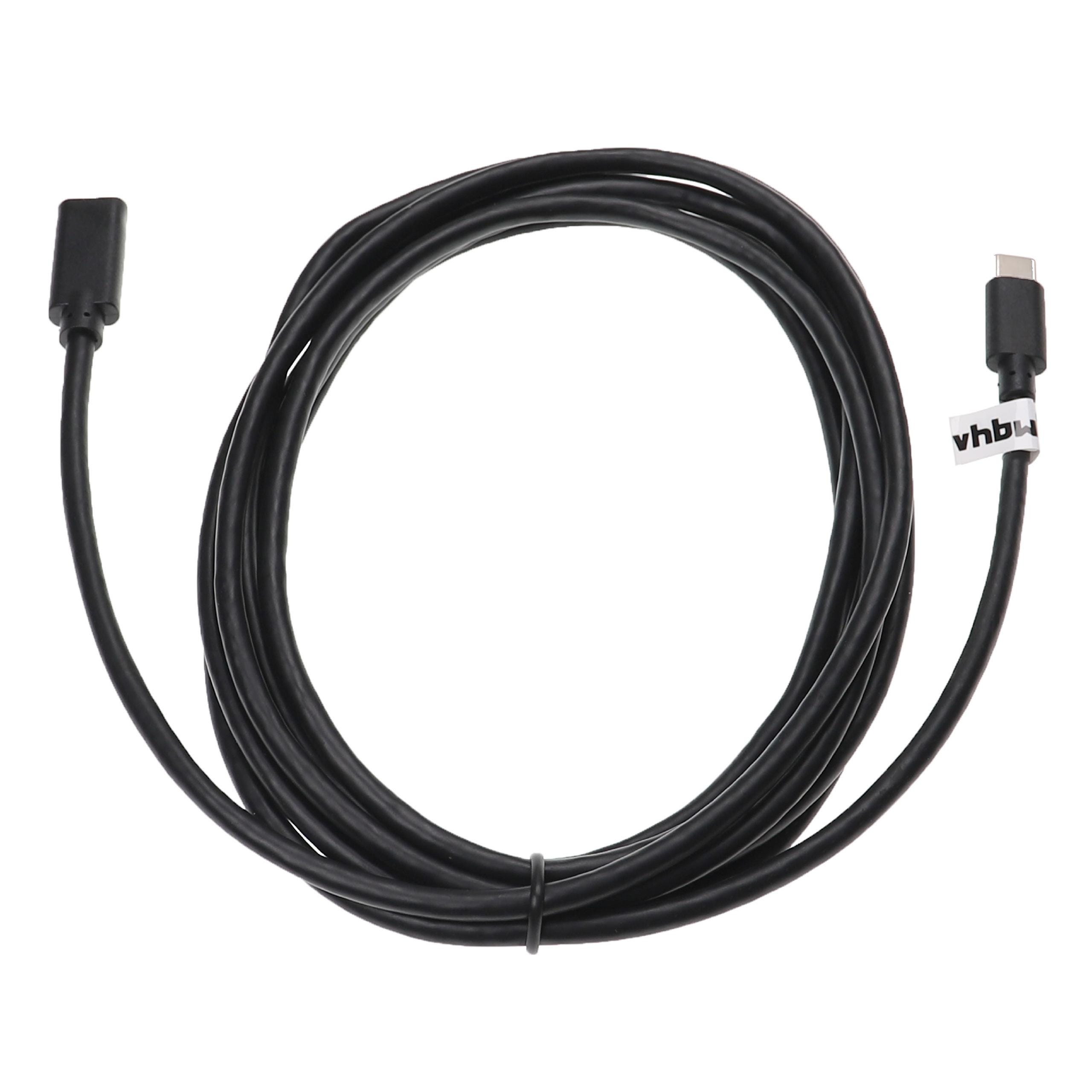 Vhbw Câble de rallonge USB-C compatible avec Apple iPad Air 2, Mini 2, Mini  3, Air 3, Pro 3, Mini 1 tablette, Notebook - Câble, noir, 300 cm