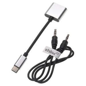 Cable adaptateur USB C (type C) vers prise casque audio jack audio 3,5 -  Noir - Adaptateur et convertisseur - Achat & prix