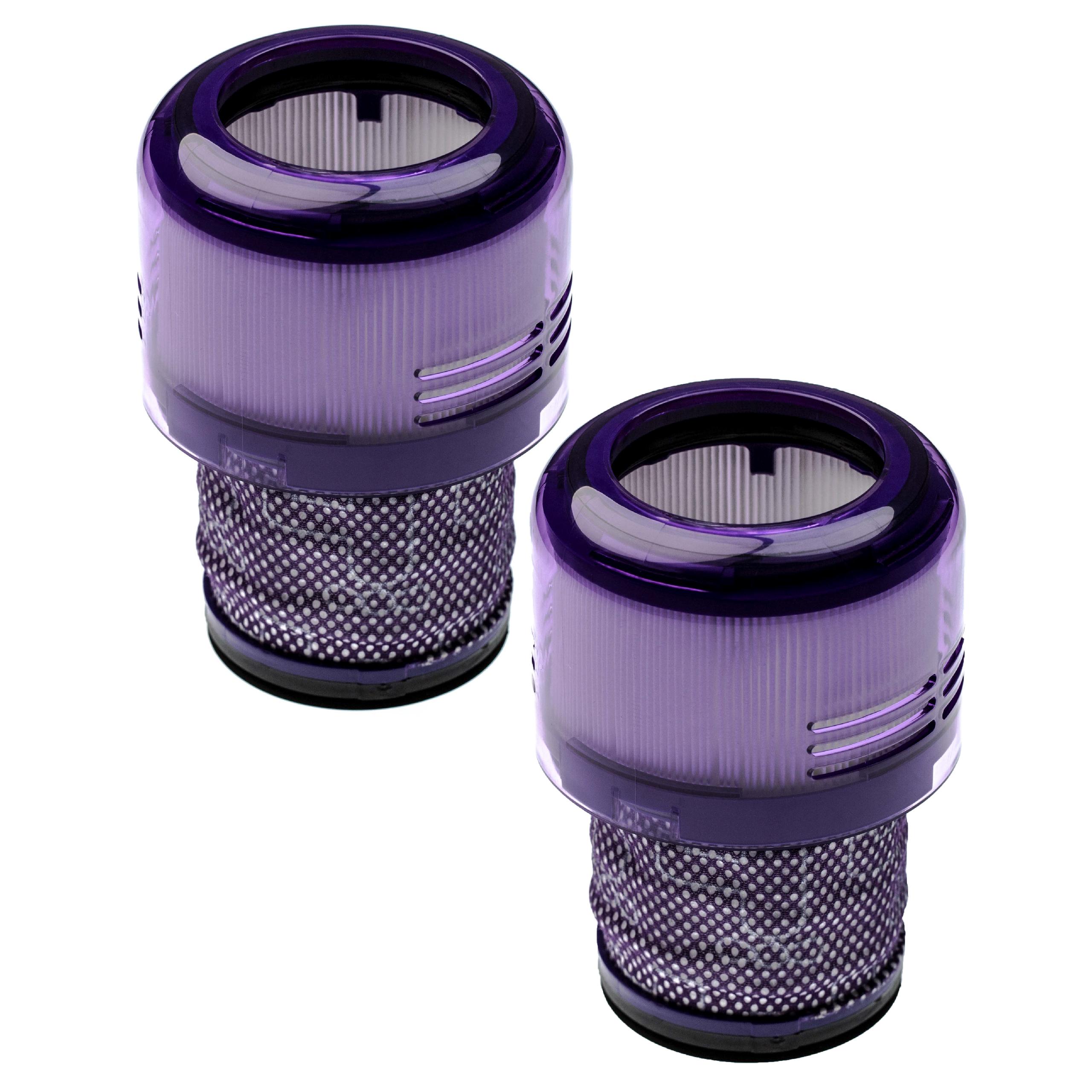 Vhbw Kit de 2x Filtres d'aspirateur compatible avec Dyson V11 Outsize, V15  Detect Absolute aspirateur sans-fil - Filtre anti-saleté