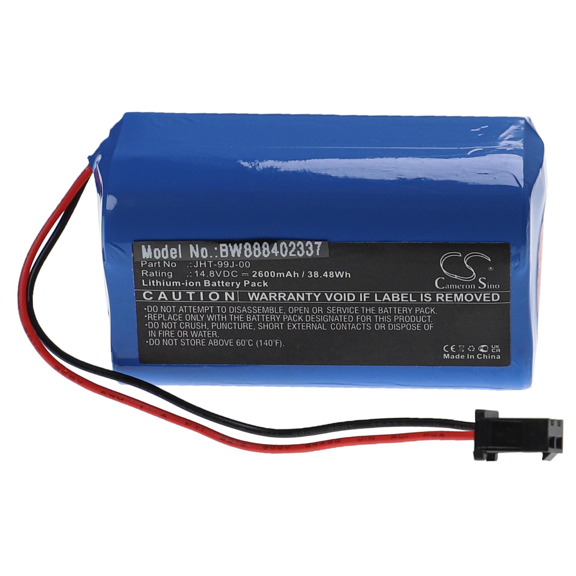 Batterie Remplacement Vhbw Pour Blaupunkt D071-INR-CH-4S1P - 2600mAh 14.4V Li-Ion Pour Aspirateur Robot