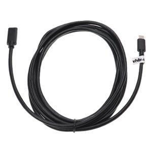 Vhbw Câble de données 2 en 1 HDMI vers USB (câble Y USB C 3.1 + USB A 2.0  vers prise HDMI) par ex compatible avec Samsung Galaxy Note 9 - 2m