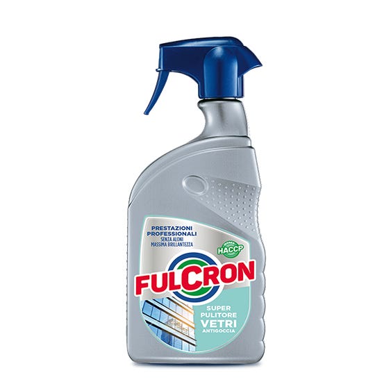 Fulcron – Super pulitore vetri antigoccia – Idoneo HACCP