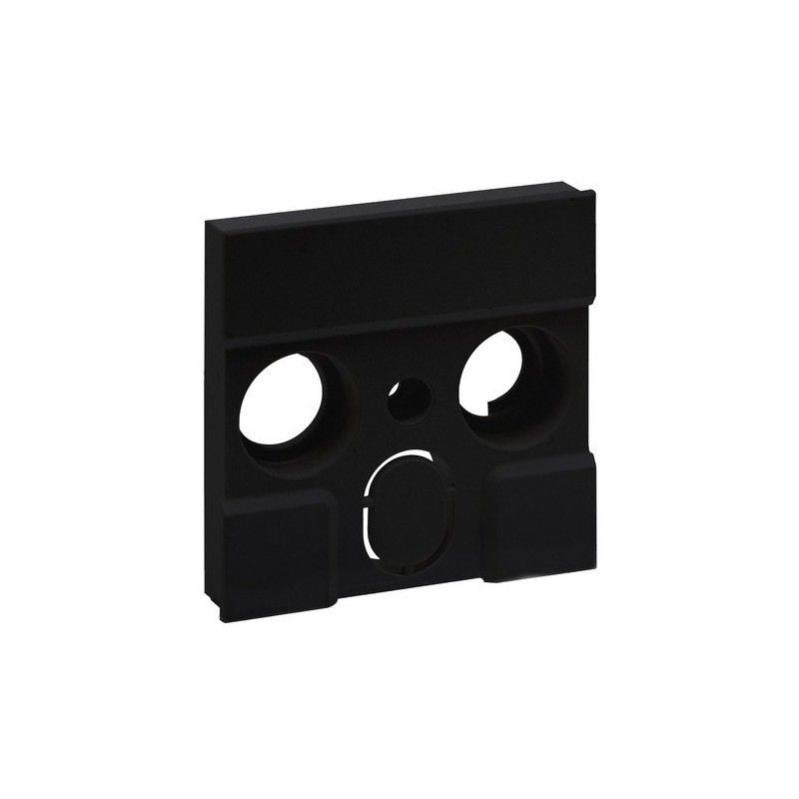 Cache prise TV universel Niloé Step noir mat LEGRAND 864560 Leroy Merlin