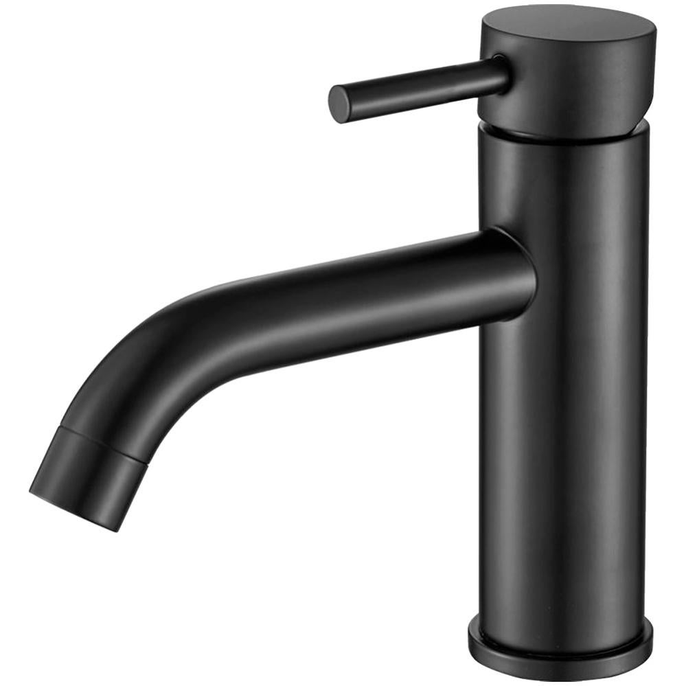 Rubinetto miscelatore monocomando rotondo a cascata