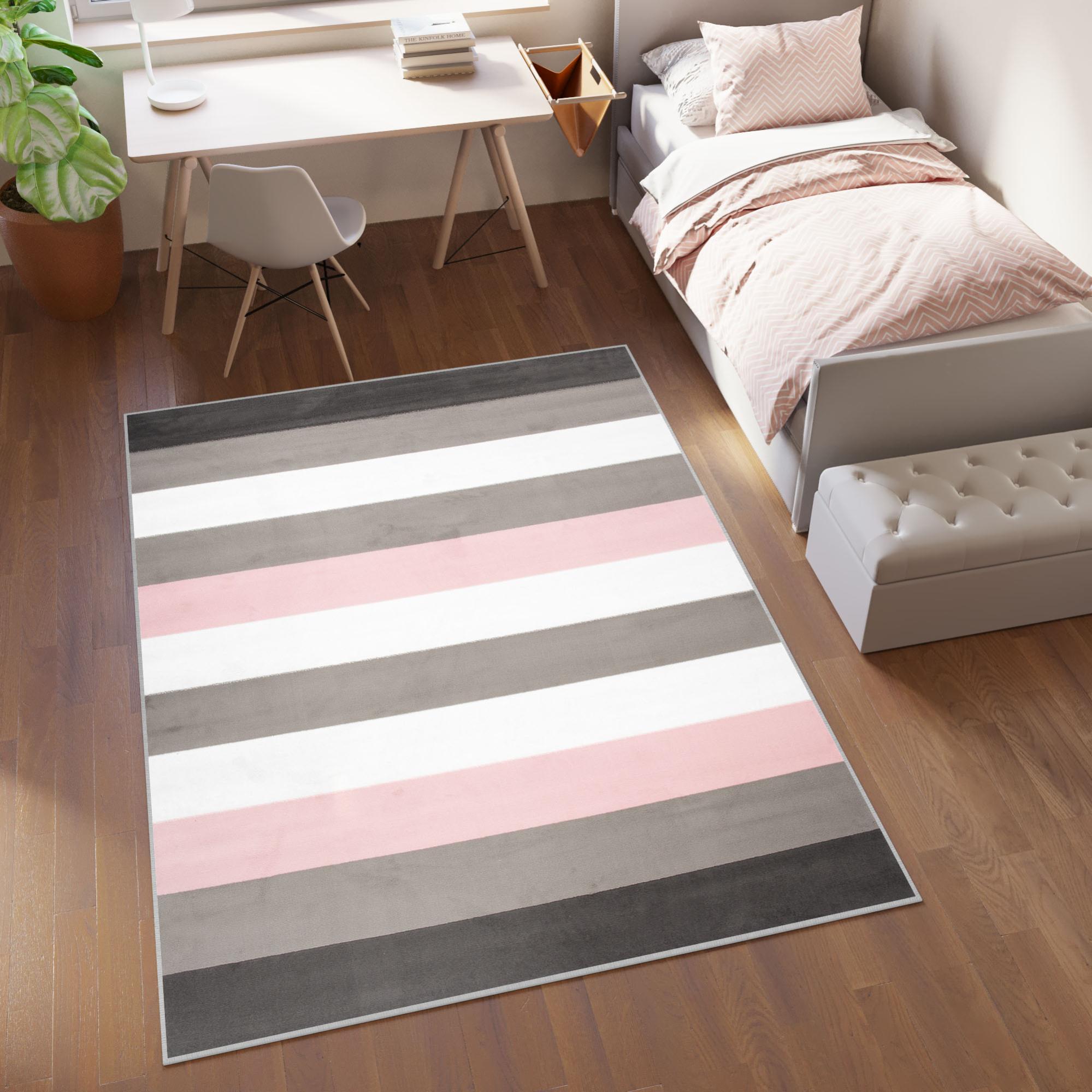 Tapis Enfant FIESTA 120x170 Cm - Dessin Crayons, Doux, Facile à Nettoyer - Chambre Bébé, Ado - 6