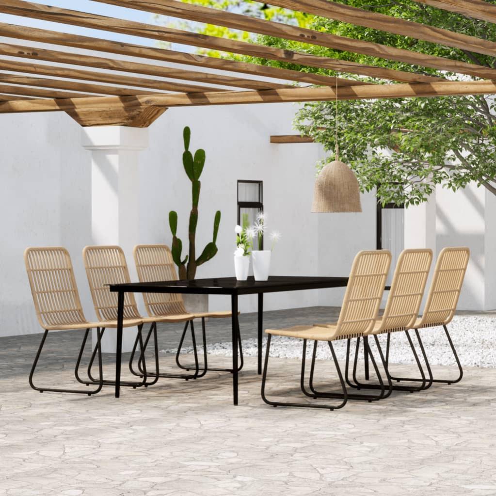vidaXL Set Bistrò 3 pz con Mosaico Robusto Elegante Tavolo e