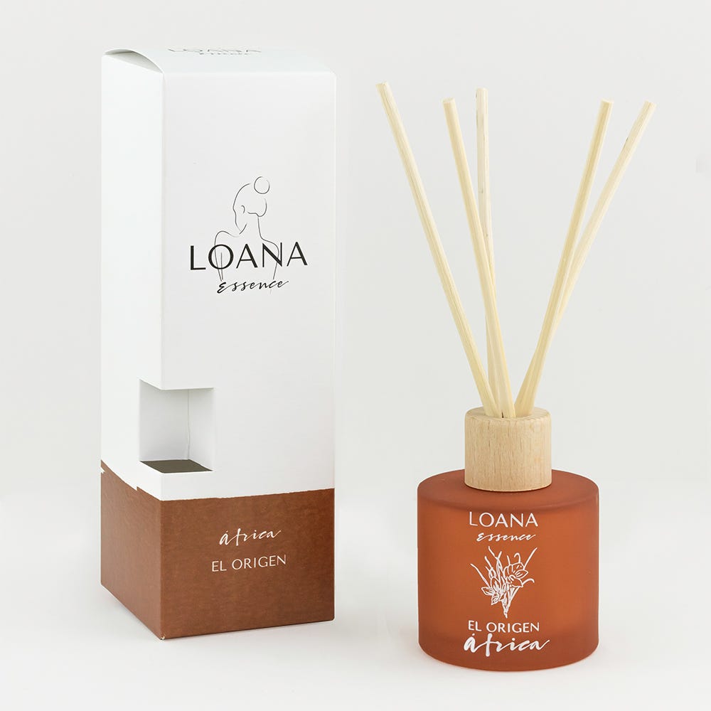 Deodorante per ambienti Mikado profumo di legno Africa bastoncini diffusori  senza alcool di lunga durata