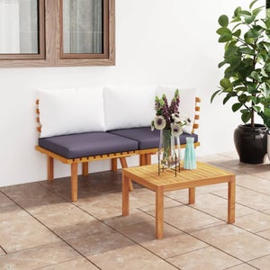 Set da giardino 5 posti con tavolo alto 140x80x68 BOLONIA