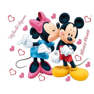 Stickers géant Minnie Mouse Glitter Disney 23x44cm