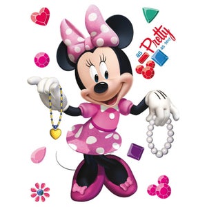 Stickers géant Minnie Mouse Glitter Disney 23x44cm