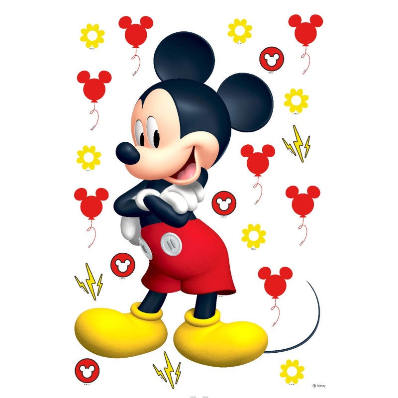 Autocollants Mickey en rouleau de 200 stickers