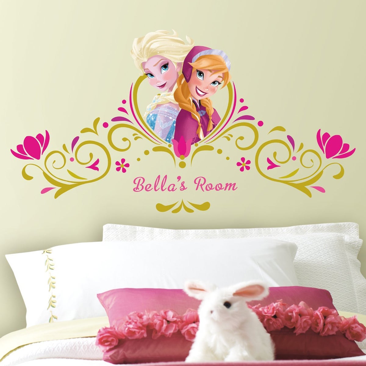 Stickers chambre d'enfant tête de lit La reine des Neiges réf 8472 