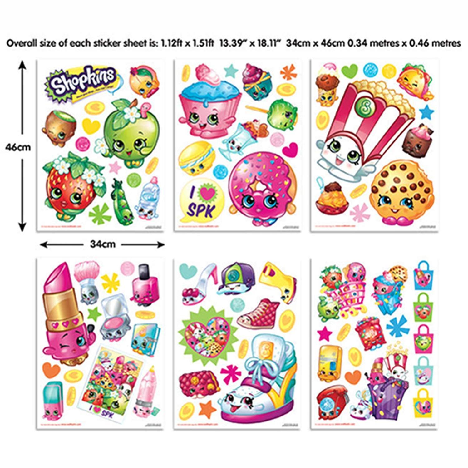 86 Stickers Enfants Shopkins Leroy Merlin