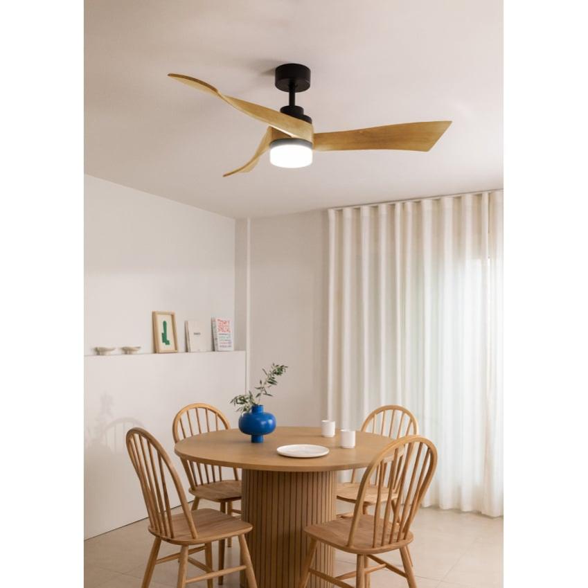 Ventilateur Plafond CREATE Avec Lumière - Ø132cm, 6 Vitesses, Télécommande, Moteur DC