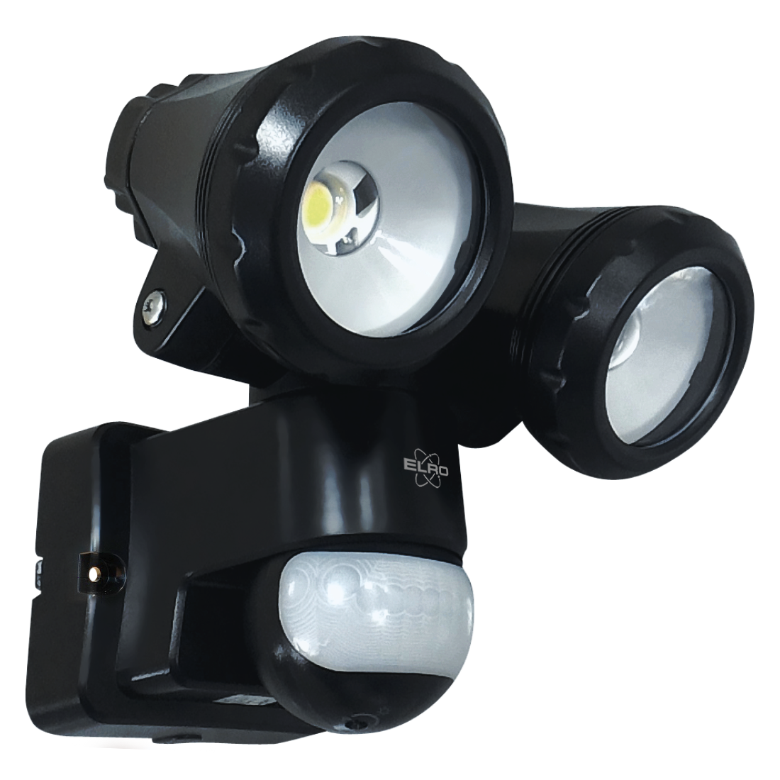 Lampe d'extérieur LED ELRO LF60 Design avec Détecteur de Mouvement - 20W -  1600LM - Étanche IP54 - Noir (LF60-20-P-B) ELRO