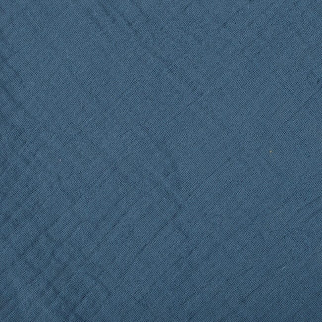 Drap housse en gaze de coton - Bleu Foncé - 70 x 140 cm - Gaze de coton,  Coton