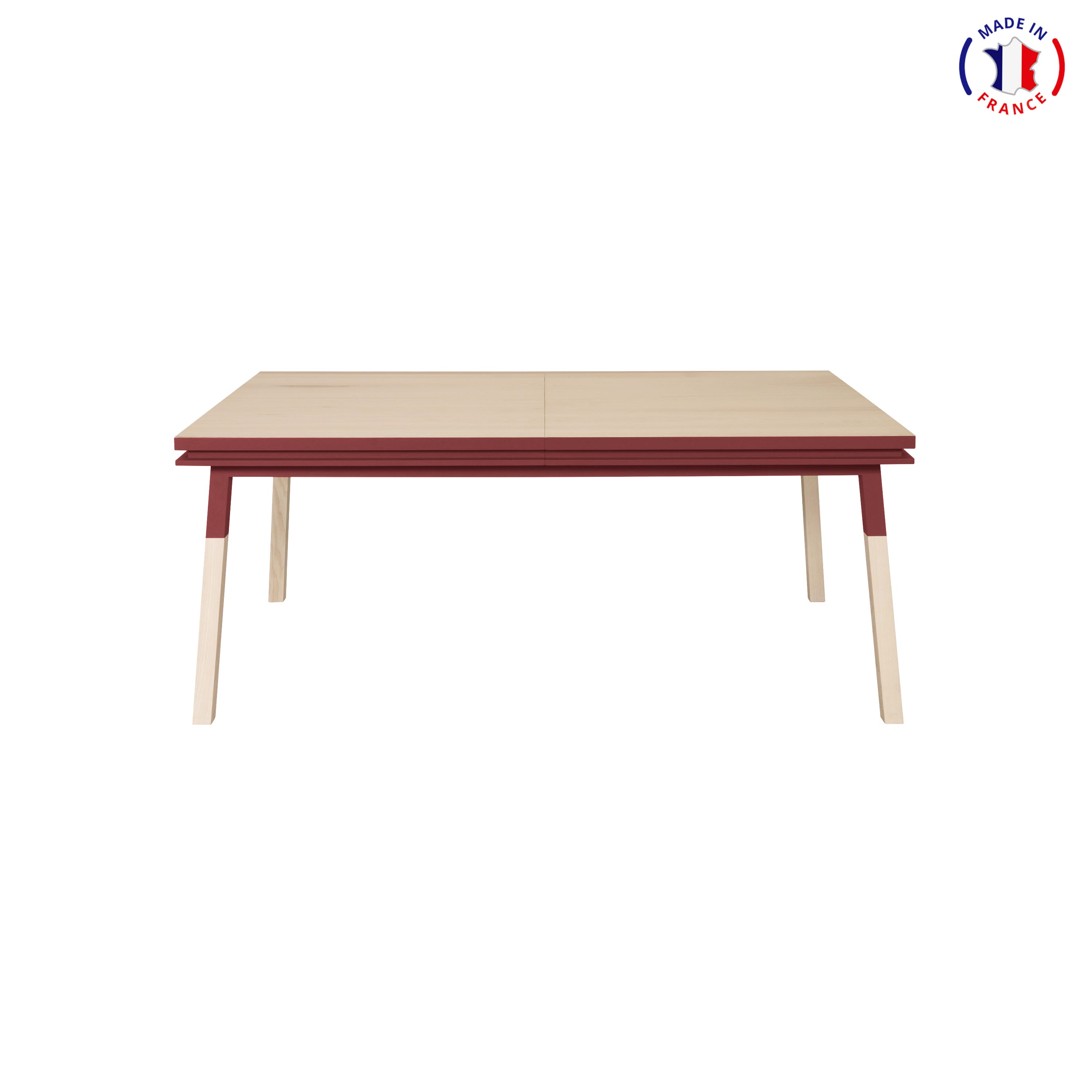 Sans Marque Table Pliante - Rectangulaire - MDF - 140*90 cm - Rouge à prix  pas cher