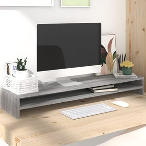 Saldi Supporto monitor in legno, supporto per computer da tavolo