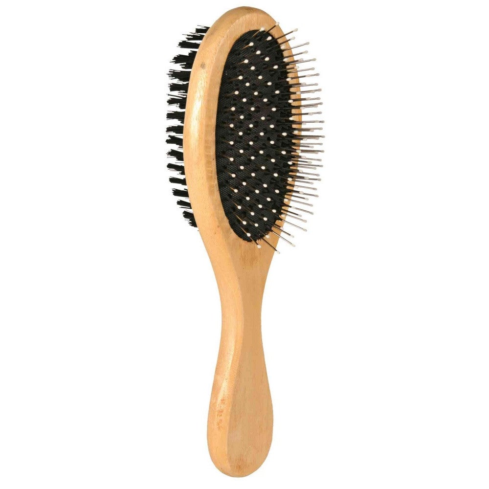 Trixie Trixie Brosse pour Chiens à Deux Faces 6 X 17 CM Bois Neuf 