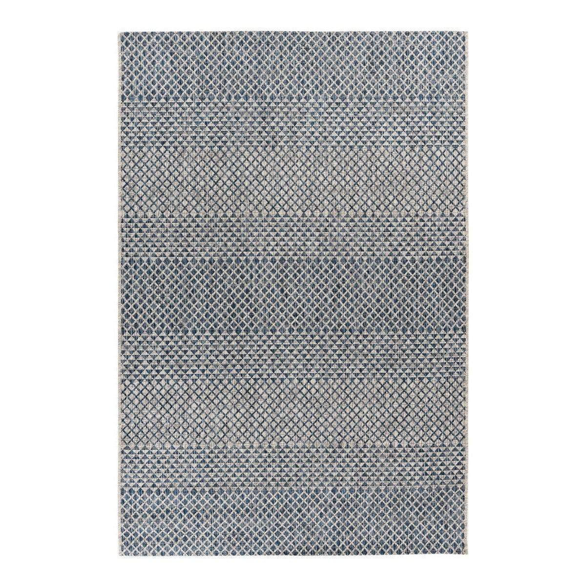 Tapis, 120 x 170, , Gris, Bleu foncé, Polypropyl…