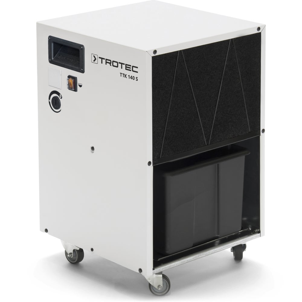 TROTEC Déshumidificateur d'air professionnel puissant TTK 170 ECO déshumidification  déshumidificateur de chantier absorbeur d'humidité