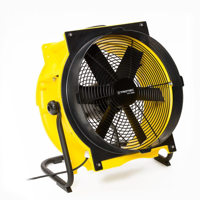 TROTEC Ventilateur extracteur TTV 7000 ventilateur de chantier ventilateur  sur pied - 3 vitesses - Débit d'air 8500 m³/h