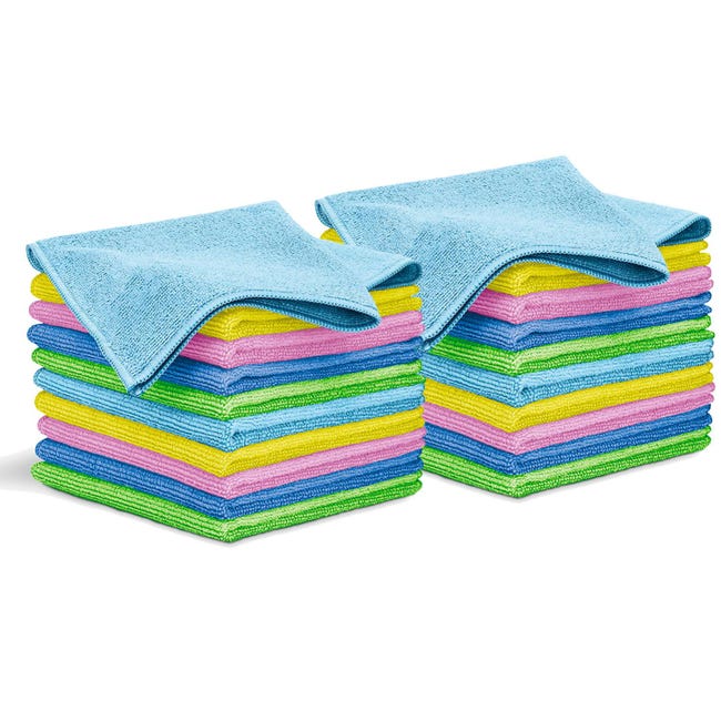 Set Di 8 Strofinacci In Microfibra - Super Assorbenti E Senza Pelucchi, 45x65cm - Foto 7