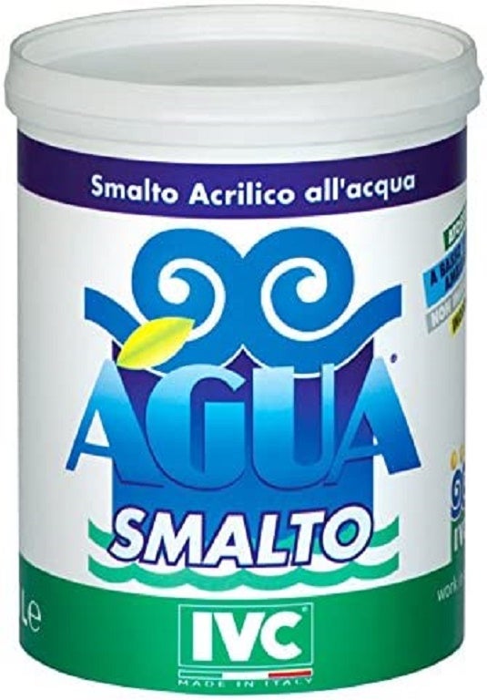 IVC Smalto Agua Lt.0,750 Bianco Satinato - Pz 1