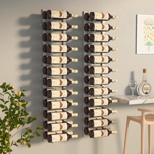 Biscottini Botellero Vino Metal 24 x 12 x 105 cm