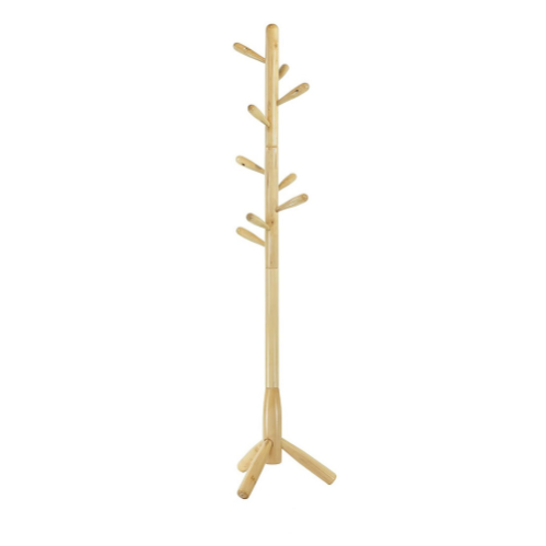 Appendiabiti Da Terra JIAYING In Metallo Nero 175cm - Rack Per Vestiti Con Ripiano 2 Livelli, 40-50kg - 4