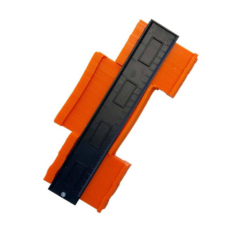 Jauge de Contour - Copieur de Forme/Profil - Mesure de Precision Maxi 25 cm  - Matiere ABS - Ideal pour la decoupe du Carrelage, Plinthe - Gabarits -  Achat & prix