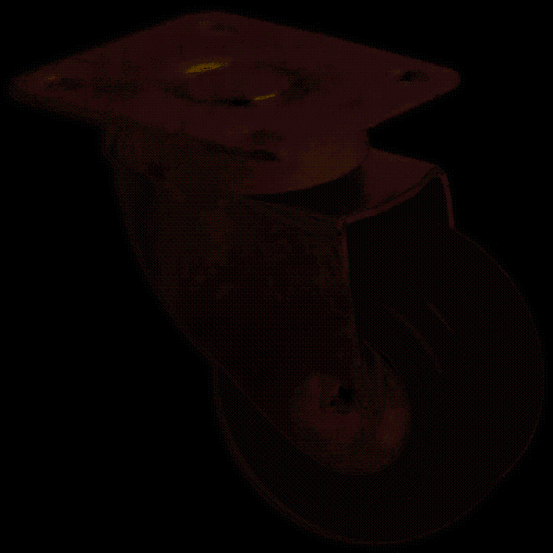 Ruote Piroettanti Con Freni - Gomma Antitraccia, Diametro 75mm | Per Mobili E Attrezzature - Foto 5