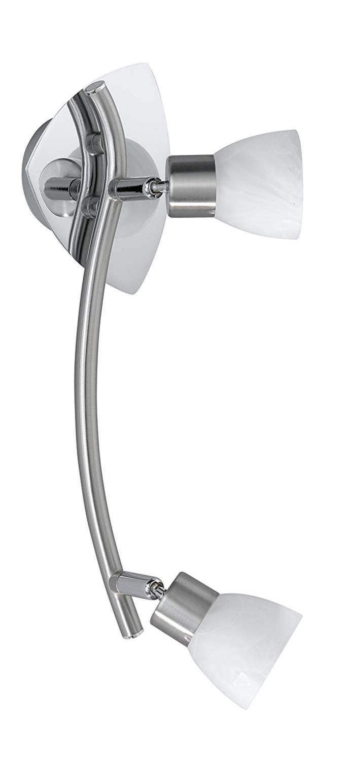 Trio Leuchten Mercury: Lampada Da Soffitto Alogena In Nichel Opaco E Vetro Bianco (28W, G9) – Design Moderno Ed Essenziale - 5