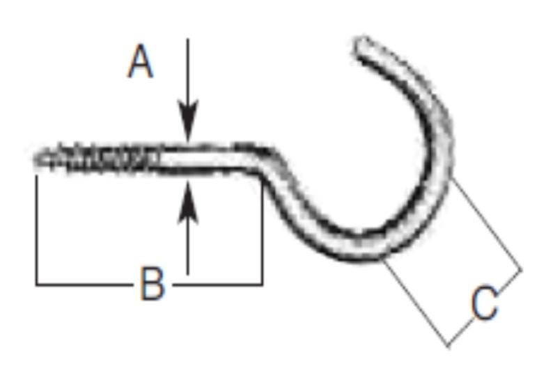 Gancio A Vite A Forma Di L. In Acciaio Zincato Grigio / Argento L 25 X 2 5 Mm 20 Pezzi 35742350 - Foto 10