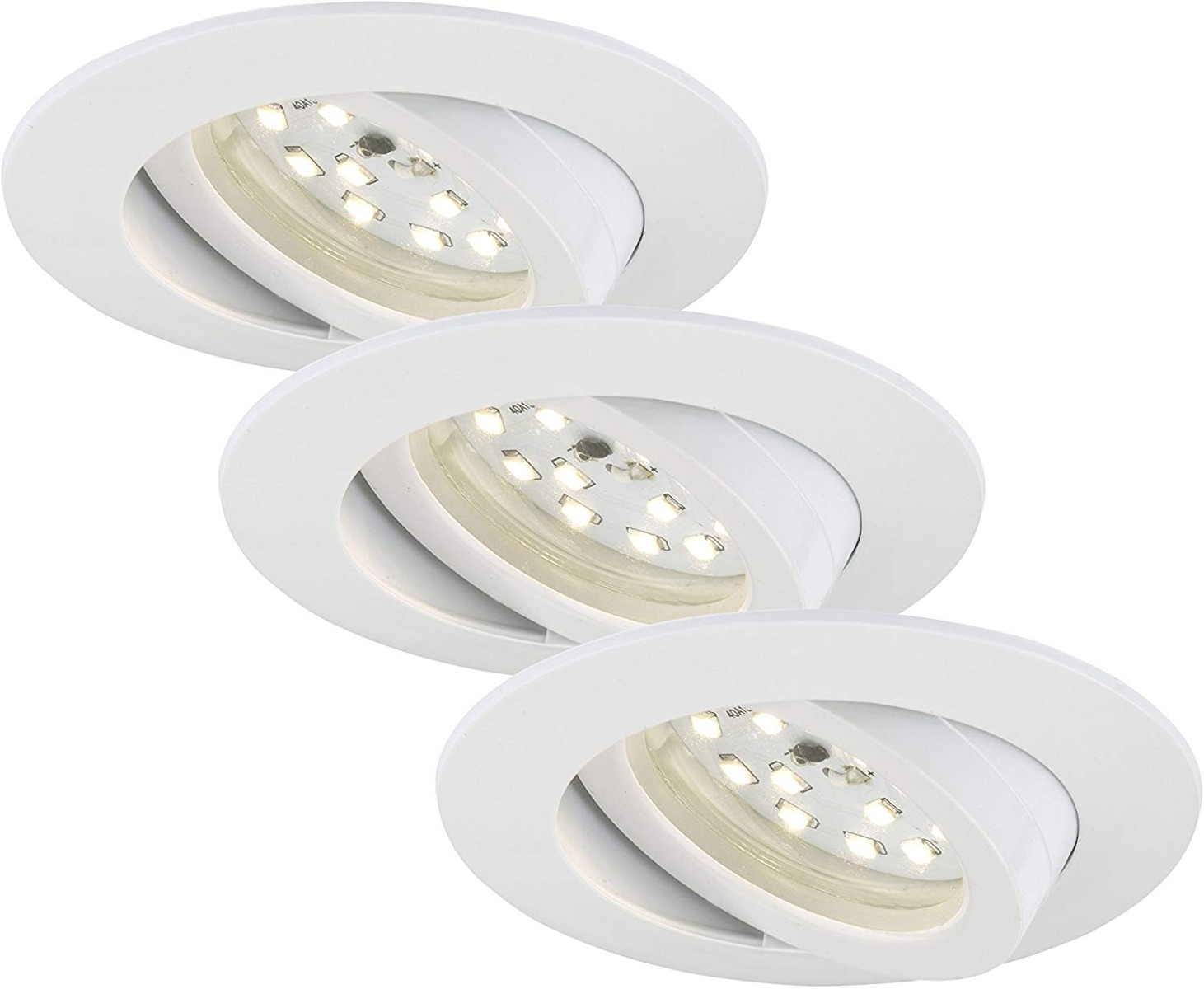 Set 3 Faretti LED Paulmann Orientabili | Luce Calda 230V