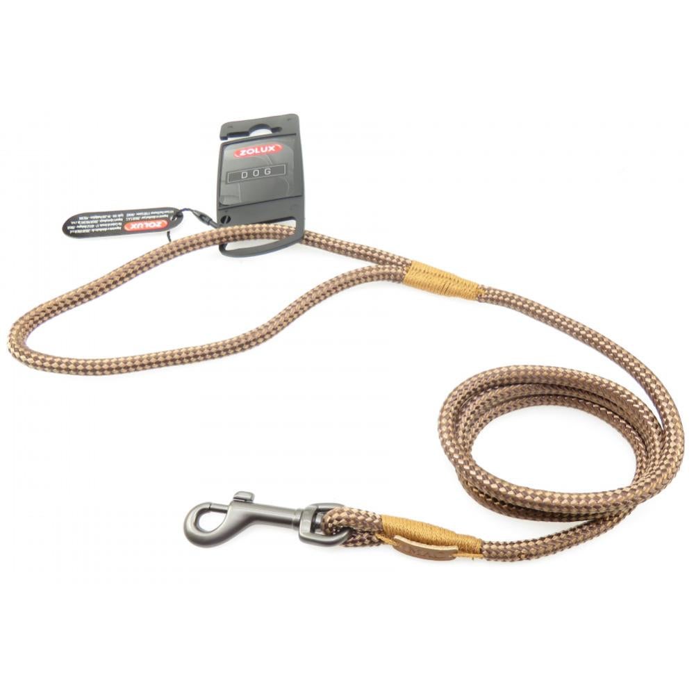 Zolux -Laisse IMAO Hydepark ?� 6 mm x 1,2 m?�tre marron pour chien | Leroy Merlin