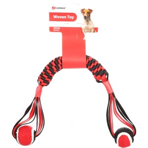 Corde avec Balle de Tennis pour Chien - 48cm