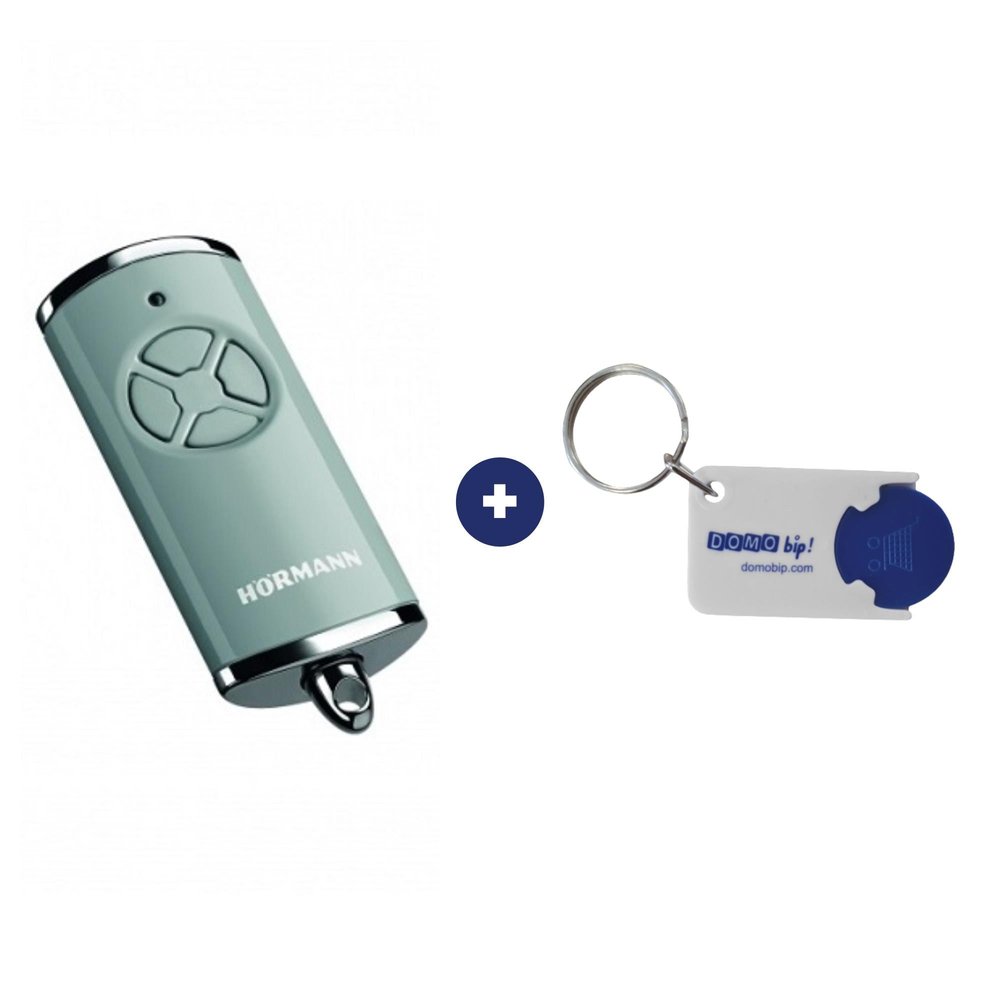 HÖRMANN HSE 4 BS gris classique + 1 porteclés Domobip Leroy Merlin