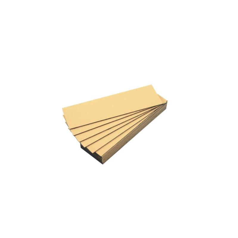 Lot De 25 Étiquettes Magnétiques Couleur Rouge 10cm X 2cm - Effaçables à Sec Pour Tableau, Frigo Et Organisation