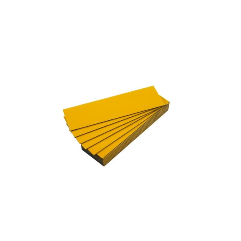 Lot De 25 Étiquettes De Capacité Palette Jaunes - Sécurité Entrepôt OSHA - 76,2 X 101,6 Mm - Résistance Industrielle - Personnalisables