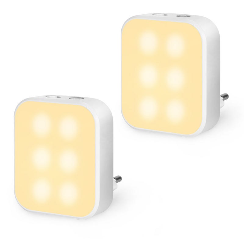 Acheter Veilleuse LED avec capteur de mouvement, avec prise EU/US, veilleuse  sans fil pour enfants, pour Table de chevet et chambre à coucher