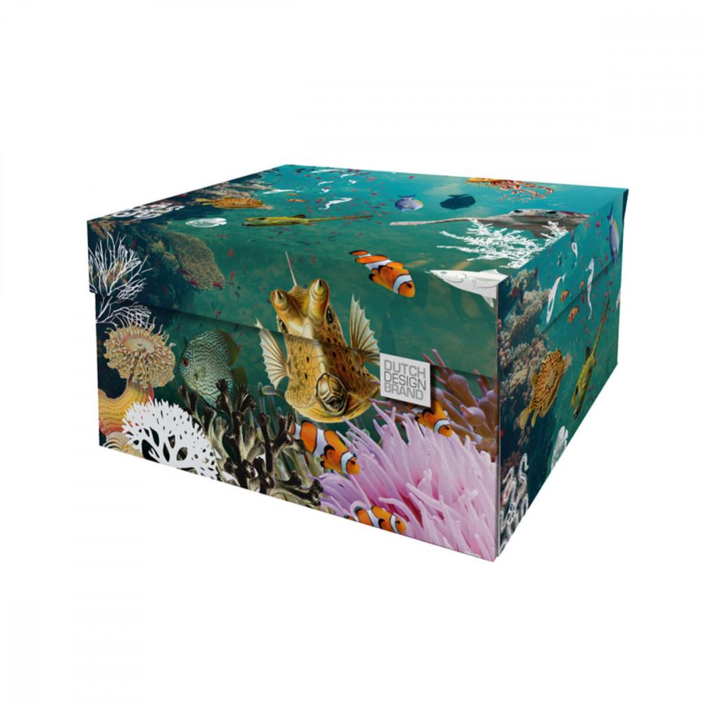 Sgabello Pouf Portaoggetti Pieghevole GMMH Marlo Box 34x34x34 Cm - Poggiapiedi Cubo In Finta Pelle Con Coperchio Imbottito - 3