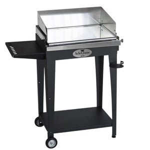 Barbecue COMBINATO INOX 093 - gas piastra in ghisa con bruciatore esterno