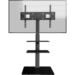 D2 meuble tv support tv pied télévision de 32 à 75 pouce pour ecran  plasma/lcd/led orientable et inclinable charge 40 kg max. Vesa 600x400 m -  Conforama