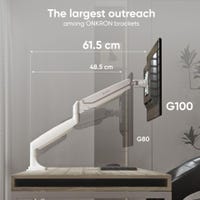 ONKRON Bras Articulé Écran PC 13-34, Porte Ecran PC jusqu'à 12 kg - Support Bureau Ecran PC Max VESA 100x100, Inclination -90°~ 45°, G75-B Noir - Bras & Pied pour écran - Achat ONKRON Bras Articulé Écran PC 13-34, Porte Ecran PC jusqu'à 12 kg - Support Bureau Ecran PC Max VESA 100x100, Inclination -90°~ 45°, G75-B Noir - Bras & Pied pour écran - Achat